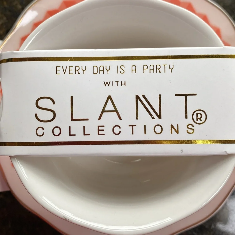 🆕 slant collections tea cup with saucer - Picture 2 of 4